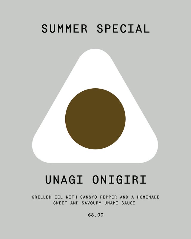 Summer Special — Grilled Eel Onigiri